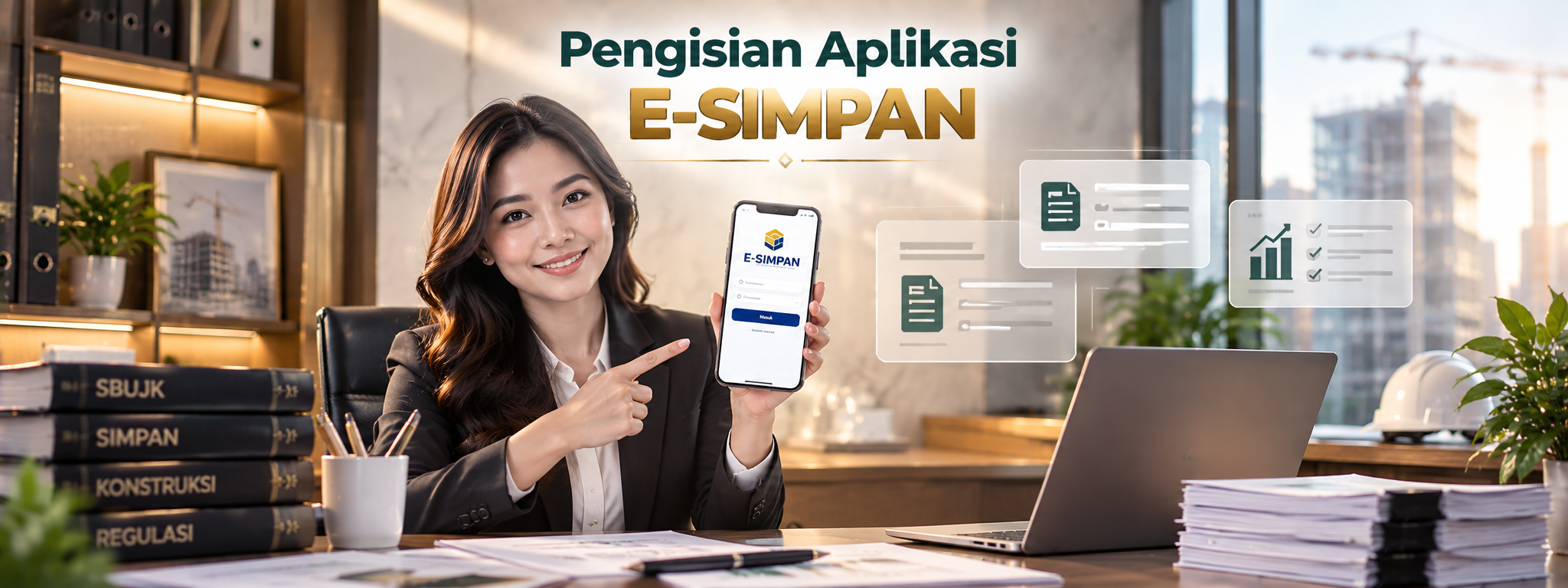 Ilustrasi Pengisian Aplikasi E-SIMPAN